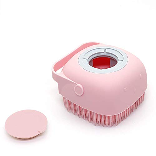 FEXMY® 2 Pcs Combo Silicone Soft Cleaning Body | Bath Brush With Shampoo Dispenser Plus Back Scrubber, Bath Brush Washer For Dead Skin Removal Gentle Massage Exfoliation For Kids Men And Women - Image 3
