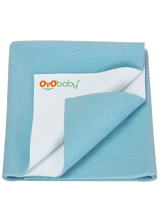 OYO BABY Waterproof Mattress Protector Sheet For Kids And Adults (Small (70Cm X 50Cm) Sea Blue)  - Image 1