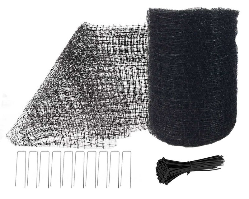 Feitore Feitore Deer Fence Netting 7 x 100 Feet Anti Bird Deer Protection Net Reusable Protective Garden Netting for Plants Fruit Trees Vegetables Against Birds and Other Animals 