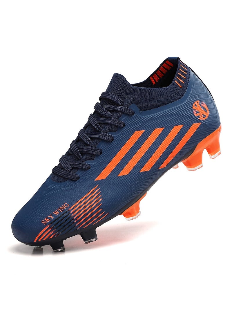 SKY WING - SKY WING Men and Women Soccer Shoes Cleats Professional High Top Breathable Training Football Shoes Unisex Indoor Outdoor Sneakers - Image 1