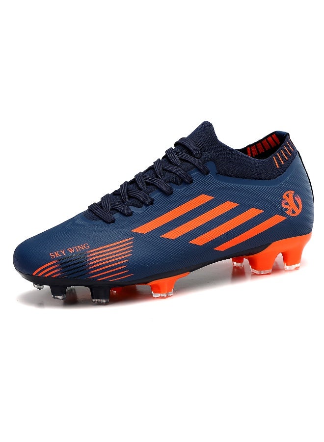SKY WING Men and Women Soccer Shoes Cleats Professional High Top Breathable Training Football Shoes Unisex Indoor Outdoor Sneakers - Image 1