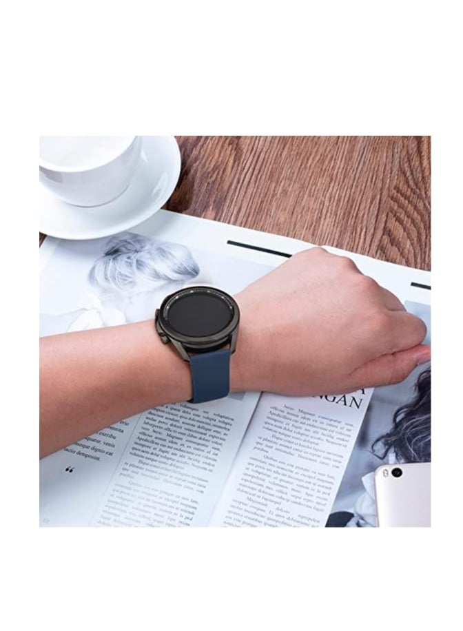 Silicone Band 22MM For Samsung galaxy watch 3 45mm /watch 46mm/Gear S3/Huawei watch GT3 46MM/GT2E/GT 46mm)/GT2 Pro/GT2 46MM/honor Magic Watch2 46mm/Amazfit GTR 4 /GTR3/3pro/2/2e - Image 2