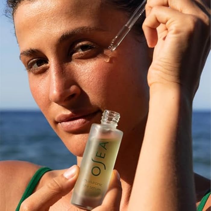 OSEA Hyaluronic Acid Sea Serum 1 oz - Anti-Aging Face Moisturizer - Non-Toxic Seaweed Skincare - Clean, Vegan & Cruelty-Free - Skin Hydration with Hyaluronic Acid - Image 2