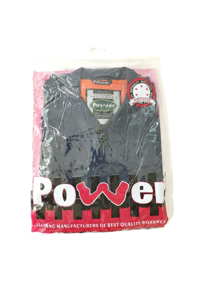 POWER - Power Pant and Jacket Protective Workwear Suit – Navy, Durable & Comfortable Workwear – Ideal for Industrial & Construction Use – Size-2XL - Image 1