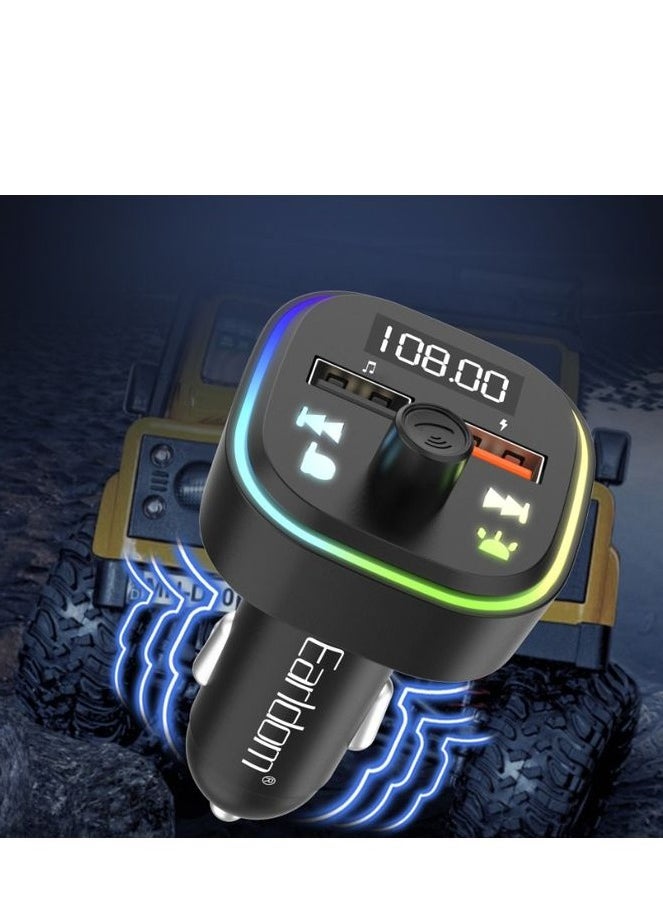 أيرلدوم شاحن سيارة إيرلدوم M85 - يدعم جهاز إرسال USB -FM - بلوتوث - أسود  - Image 3
