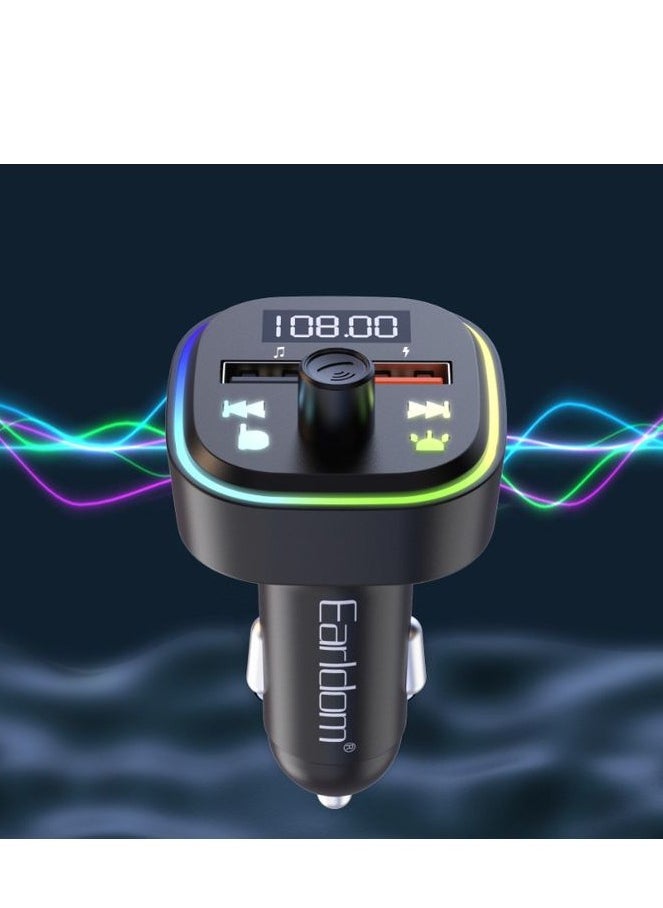 أيرلدوم شاحن سيارة إيرلدوم M85 - يدعم جهاز إرسال USB -FM - بلوتوث - أسود  - Image 5