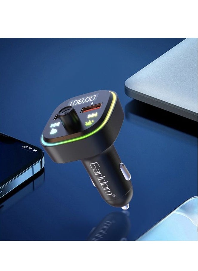 أيرلدوم شاحن سيارة إيرلدوم M85 - يدعم جهاز إرسال USB -FM - بلوتوث - أسود  - Image 2