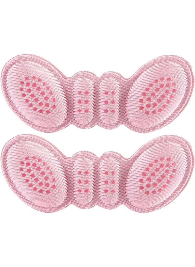 Happy Home 6 Pack Silicone Heel Grips Liner Cushions Inserts for Loose Shoes, Heel Pads Snugs for Shoe Too Big Men Women, Filler Improved Shoe Fit and Comfort, Prevent Heel Slip and Bliste (Pink-Black-Biege) - Image 2