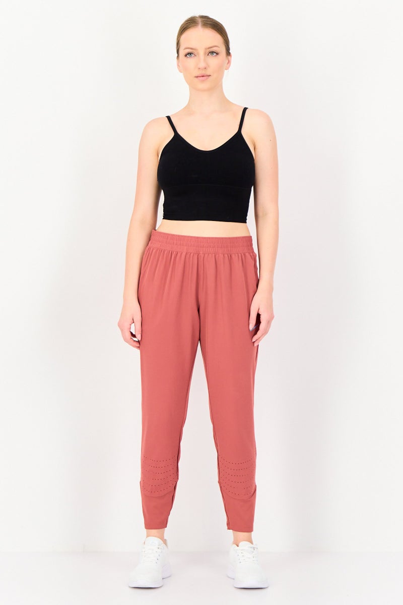 Nike Women Sportswear Fit Training Track Pants, Peach - Image 4