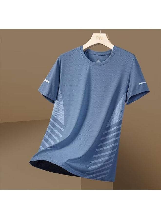 Nariele New Ice Silk Mesh Short Sleeve T-shirt - Image 1