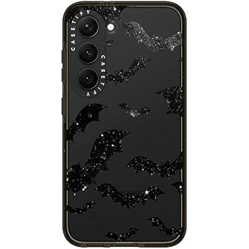 Casetify Impact Galaxy S23 Case 【4X Military Grade Drop Tested / 8.2ft Drop Protection】 - Bats - Clear case  - Clear Black - Image 3
