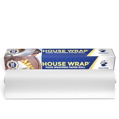 House Wrap 2 Rolls Total 100 Meters Food Wrapping Paper - Premium Non-Stick Butter Paper Roll | Family Pack Food Wrapping Paper | Chemical Free,Oil Proof, Non Stick Paper - Image 1