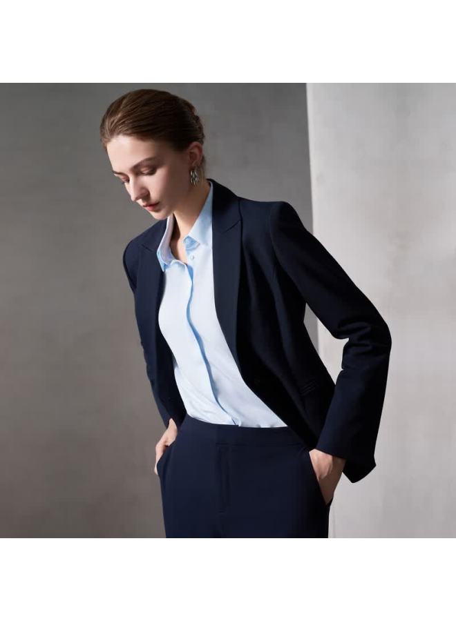 G2000 Women's Autumn Winter Thick Business Commuter Blazer With Multi-directional Stretch - Image 2
