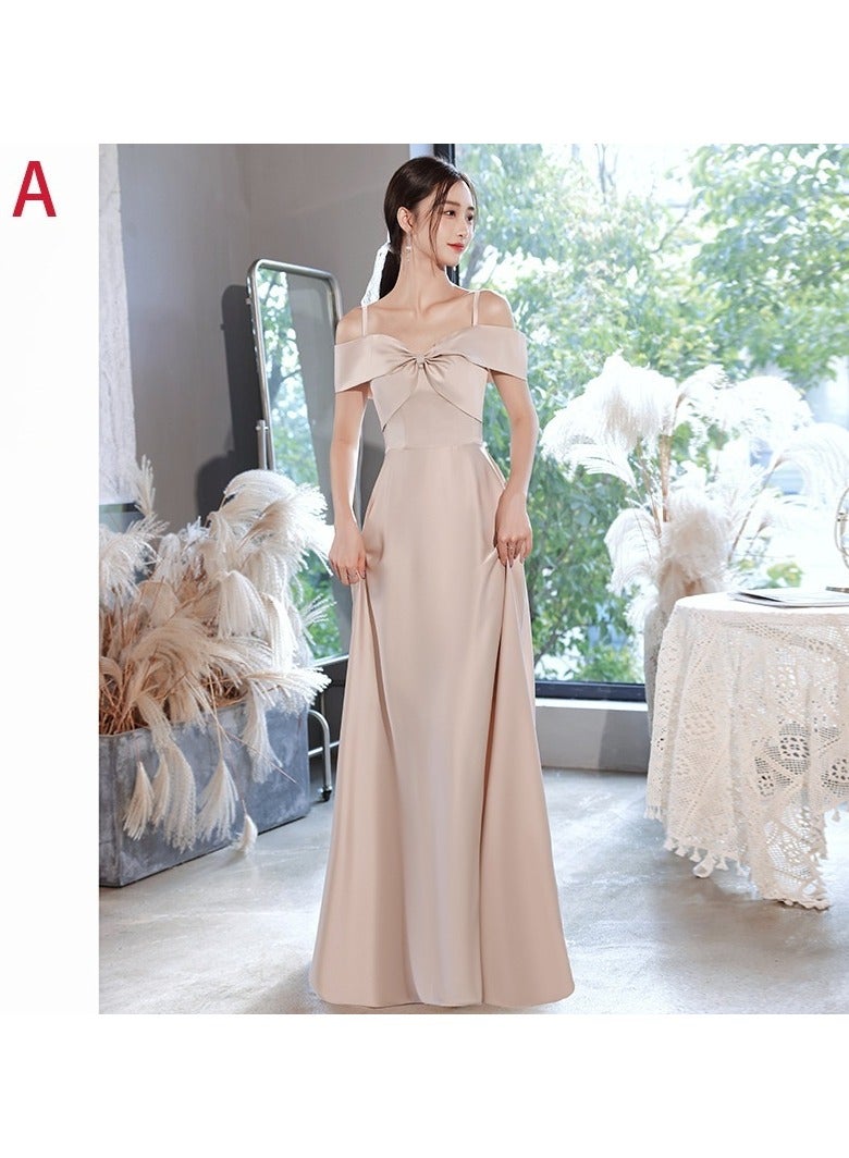 KUYING New Fashionable and Elegant Bridesmaid Dress  - Image 1