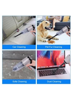 SUITU 3-in-1 Handheld Vacuum 12000Pa Wireless rechargeable Mini Portable Car Vacuum Cleaner Wet and Dry, Powerfu for Car, Home, Office, Carpet Cleaning  - Image 3
