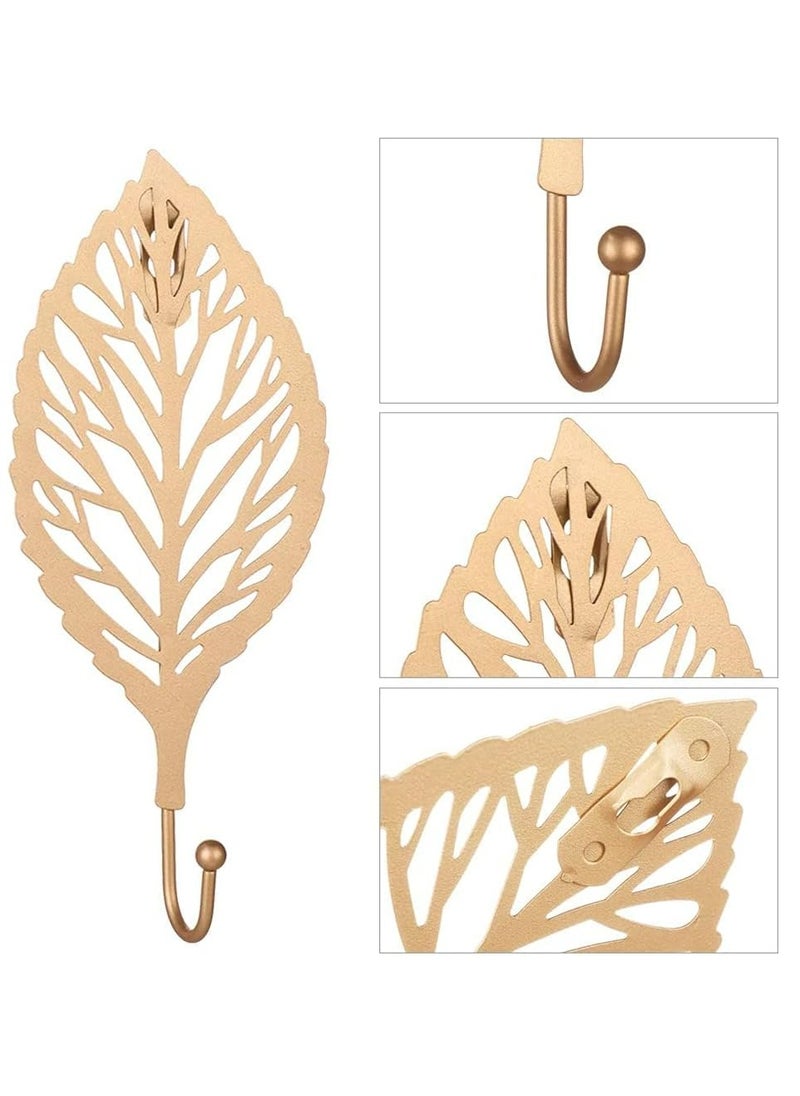 Oasisgalore 3Pcs Decorative Coat Adhesive Hooks Wall Hooks Curtain Tiebacks Hooks for Hanging Keys Towels Coat in Bathroom Kitchen  - Image 4