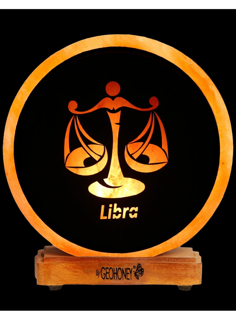 Geohoney - Himalayan Salt Lamp Zodiac Sign Libra - Image 4