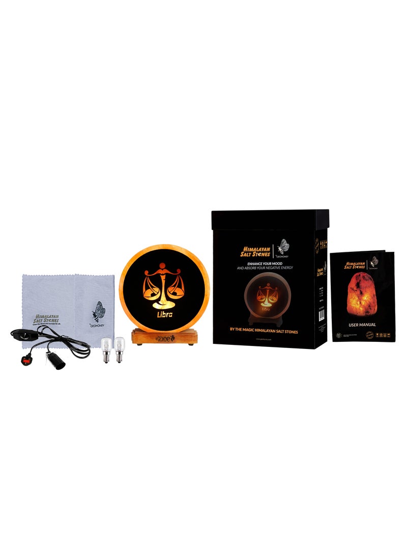 Geohoney - Himalayan Salt Lamp Zodiac Sign Libra - Image 5