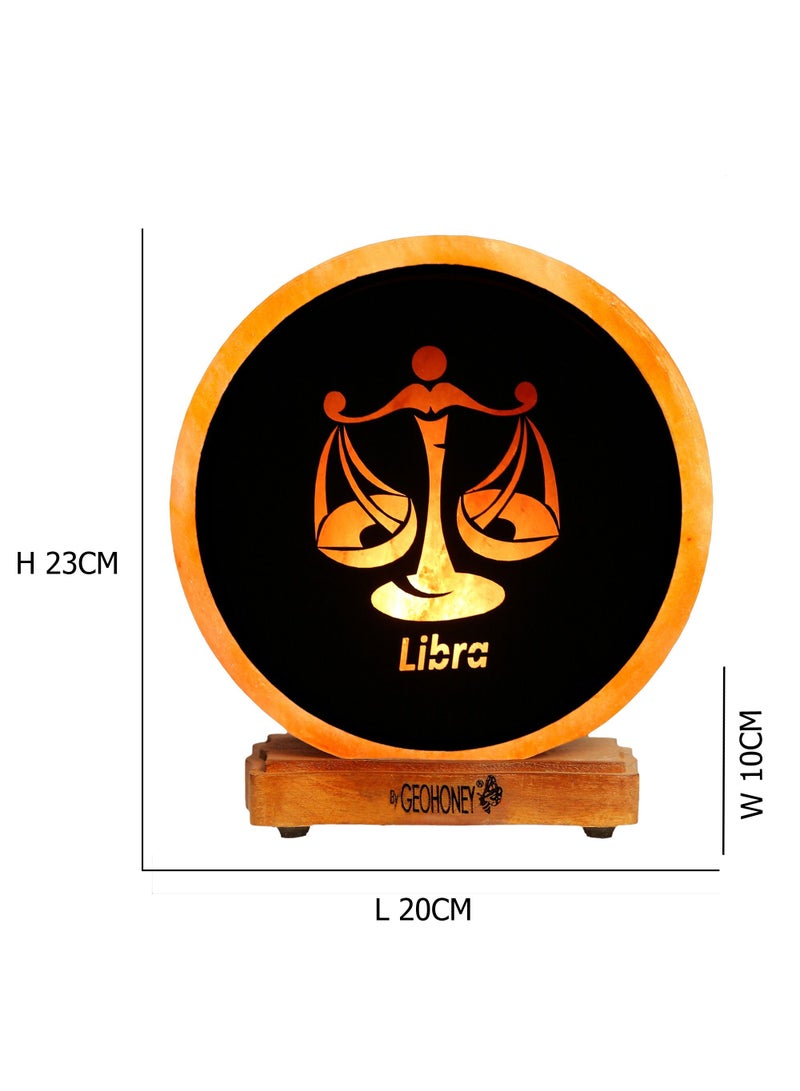 Geohoney - Himalayan Salt Lamp Zodiac Sign Libra - Image 3