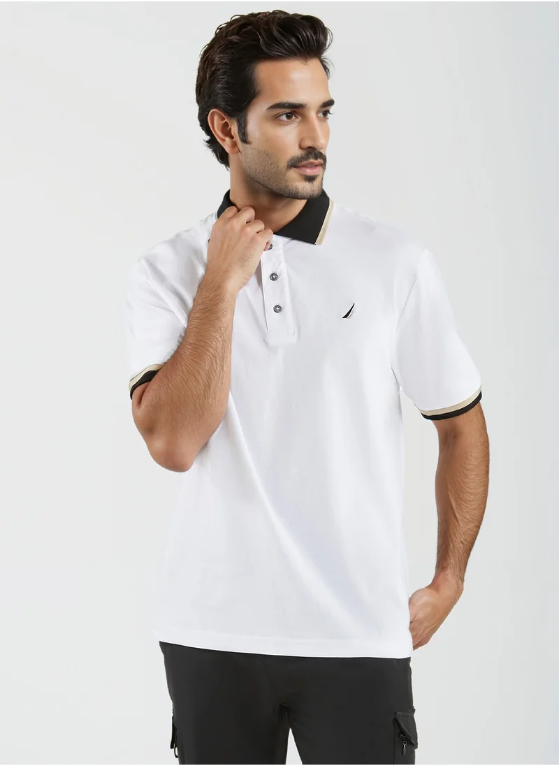 نوتيكا Basic Regular Fit Premium Cotton Logo Polo Shirt