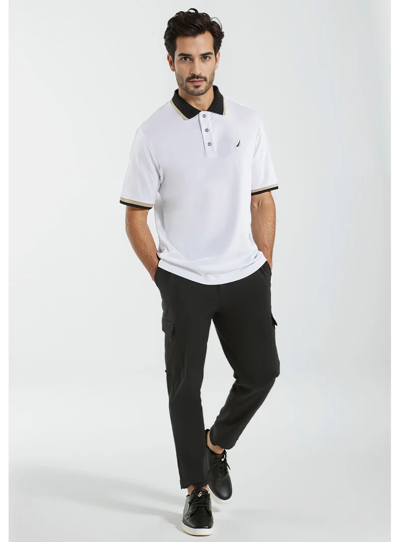 NAUTICA Basic Regular Fit Premium Cotton Logo Polo Shirt