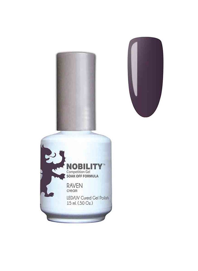 Lechat Gel Nail Polish 15 ml, Long Lasting, Chip Resistant, Requires Drying Under UV Led Lamp Raven Nbgp137