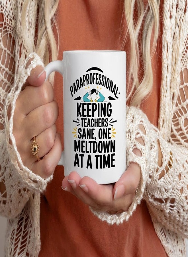 Casitika Paraprofessional Appreciation Gifts. 11 oz Ceramic Mug for Teacher Assistant Appreciation Gifts, Ideal Thank You Teaching Assistant Cup for Para Professionals and Teacher Aides. - Image 2