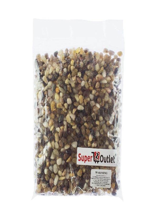 Super Z Outlet - Super Z Outlet Tiny Miniature Fairy Garden Beach Rock Pebbles Collection for Art & Craft Project, Outdoor & Indoor Home Garden Decoration, Party Favor, Invitation (1 Pound Bag) - Image 1