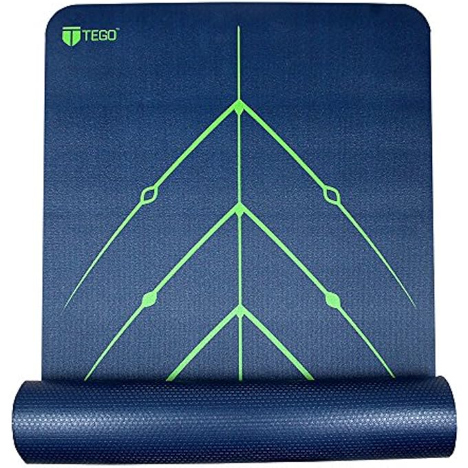TEGO Stance Truly Reversible Yoga Mat With Guidealign - 5-6Mm - Image 1