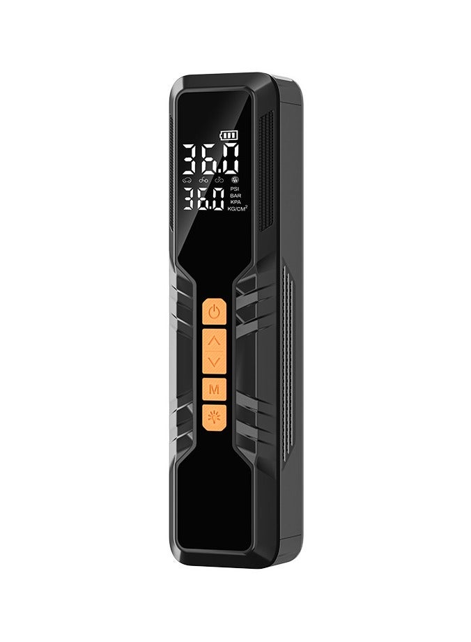 Tire Inflator Portable Air Compressor 6000mAh, 4X Fast Electric Tire Pump, Air Pump for Car Tires with Digital Pressure Gauge/LED Light/Power Bank, Bike, Motorcycle, Ball, Car Accessories