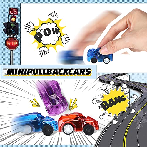 Jerify 240 Pack Pull Back Cars Bulk Mini Car Toys Assorted Colorful Cars Party Favor Pinatas Fillers Small Vehicles for Party Favors Holiday Goodie Bag Stuffers Teacher Treasure Prize Boys Girls - Image 3