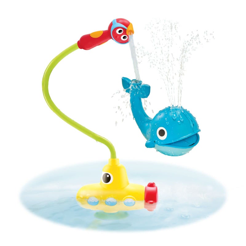 Yookidoo Baby Bath Toy (Ages 1-3)- Submarine Spray Whale With Hand Pump And Hose - Mold Free Battery Operated Toddler Water Toy With Easy To Grip Hand Shower- Make Bath Time Magical For Infants & Baby - Image 1