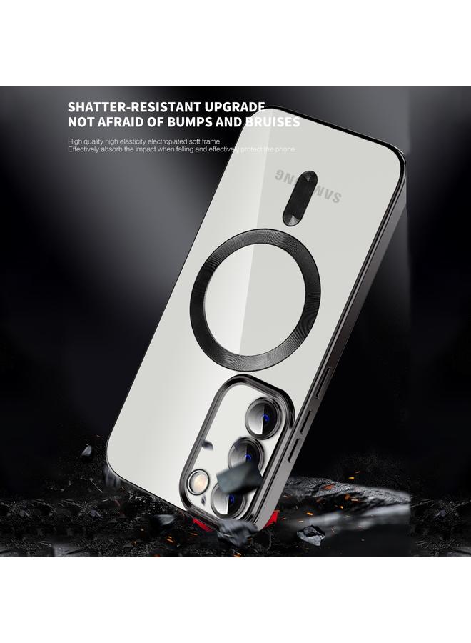 S-TOP Case For Samsung Galaxy S20 FE CD Texture Plating TPU MagSafe Phone Case with Lens Film - Image 5