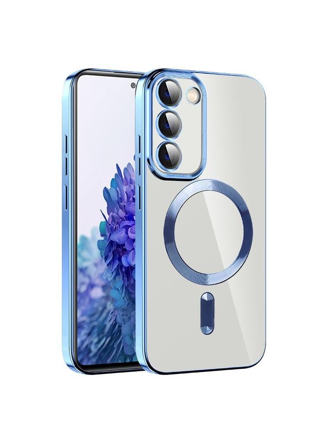 S-TOP Case For Samsung Galaxy S20 FE CD Texture Plating TPU MagSafe Phone Case with Lens Film - Image 1