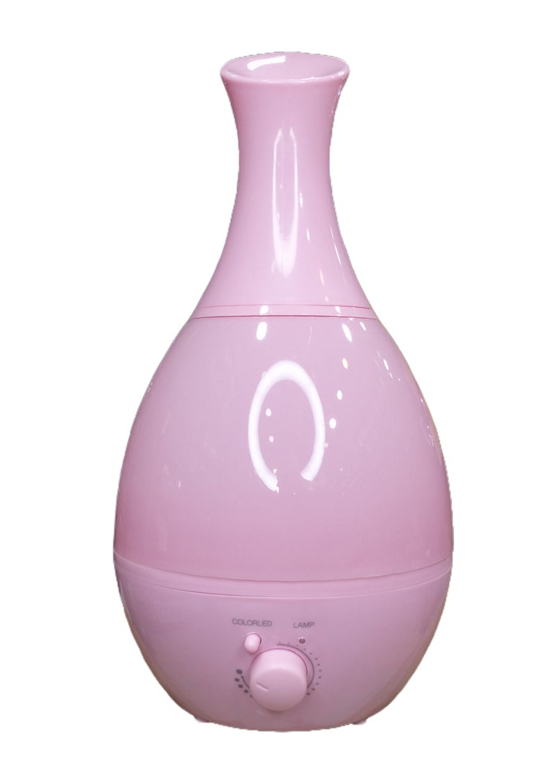 Generic Colorful Night Light Ultrasonic Low Noise LED Vase Shape Humidifier  - Image 1