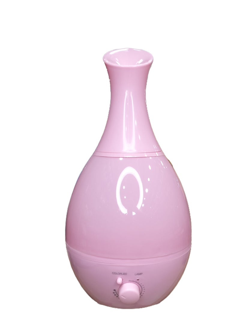 Generic Colorful Night Light Ultrasonic Low Noise LED Vase Shape Humidifier  - Image 2