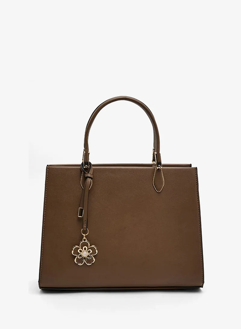 أر أند بي Solid Satchel Bag