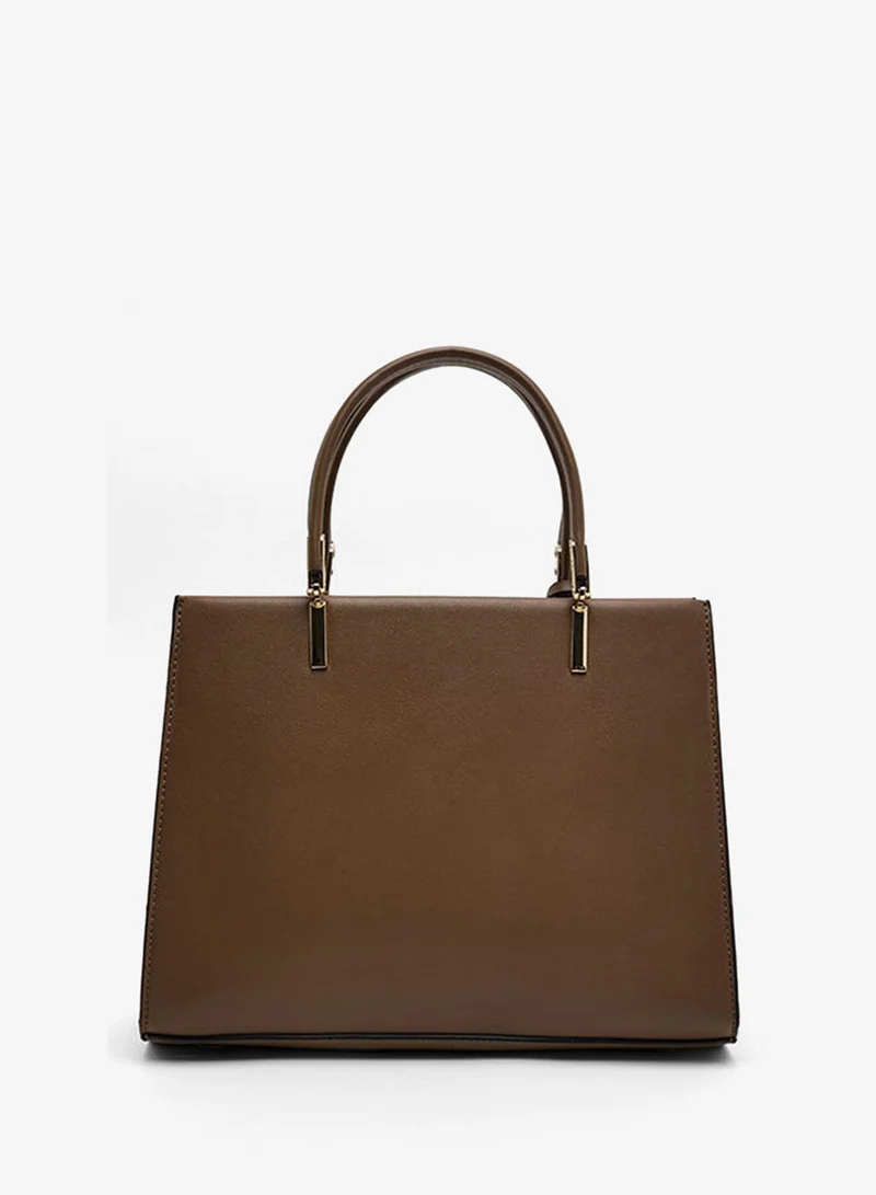 أر أند بي Solid Satchel Bag