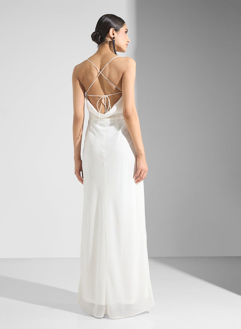 Hope & Ivy Embroidered Cowlneck Dress  - Image 2