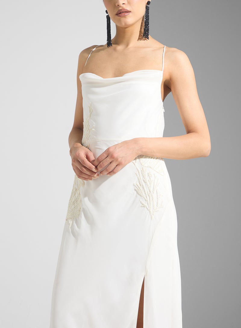 Hope & Ivy Embroidered Cowlneck Dress  - Image 3