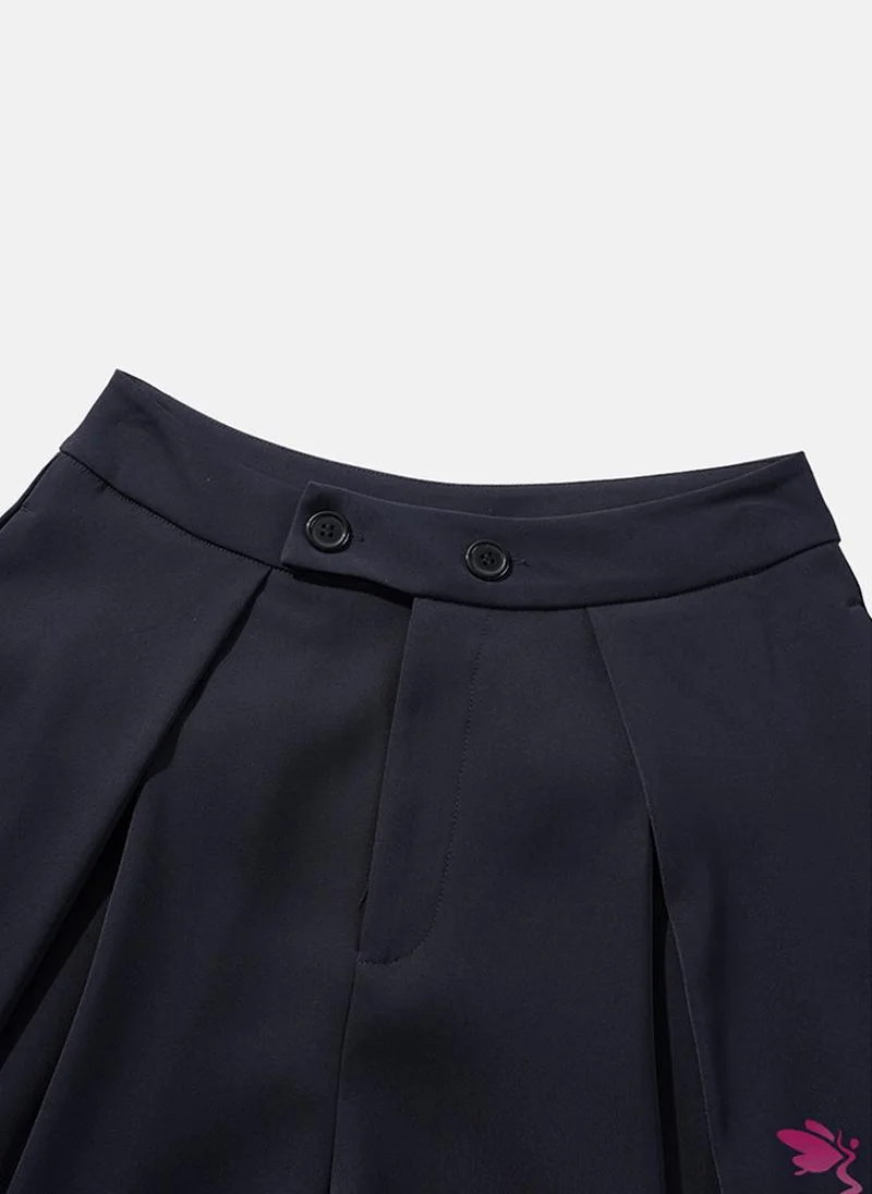 YUNIQEE Black Plain Trousers