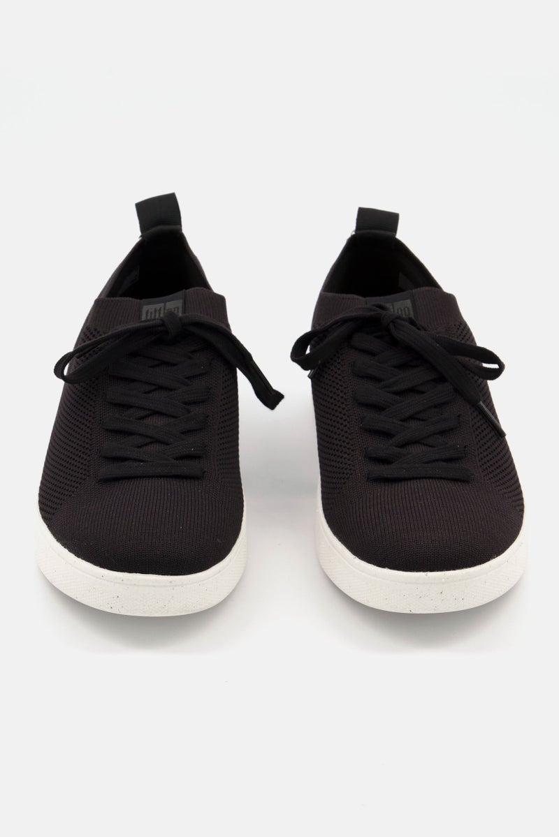 FitFlop Women Lace Up Trainers Sport Shoes, Black - Image 4