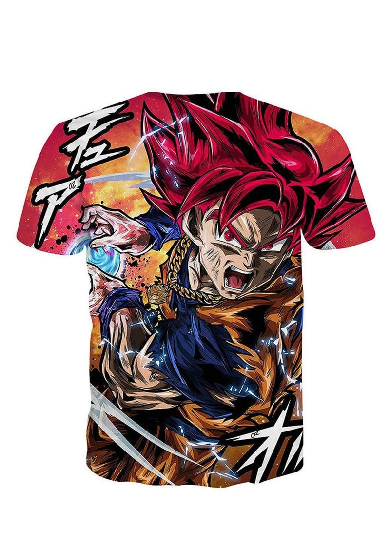 Anime Dragon Ball 3D digital printing personalized breathable T-shirt - Image 2