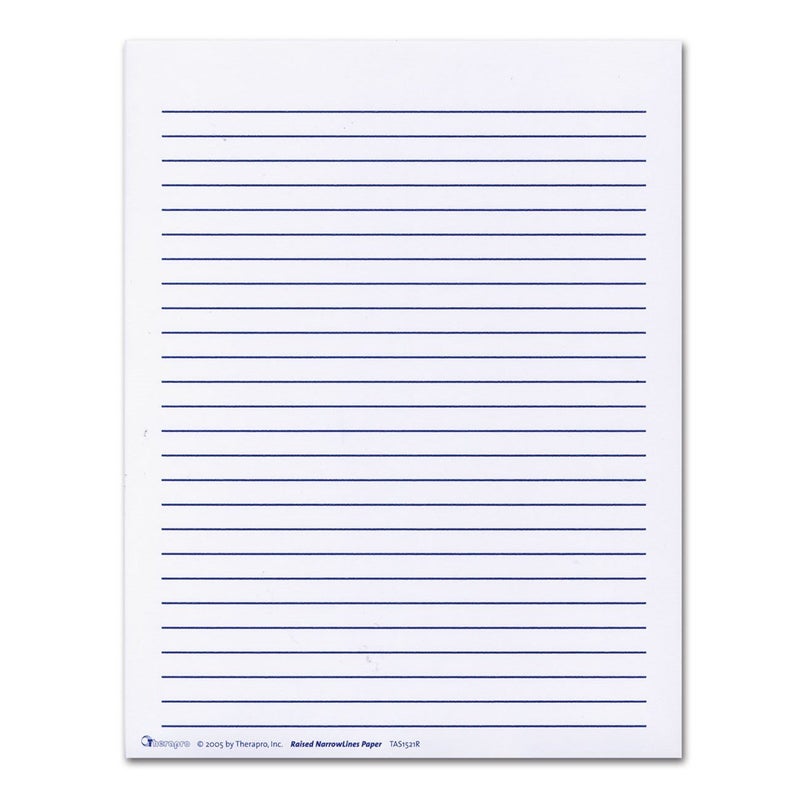 Raised Lines Paper Narrow