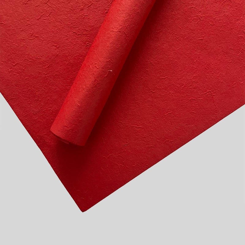 Core-Shaped Hand-Torn Dongba Paper Bouquet Flowers Floral Packaging Paper Lining High-Grade Hand-Torn Paper High-Texture Handmade Diy - Image 1