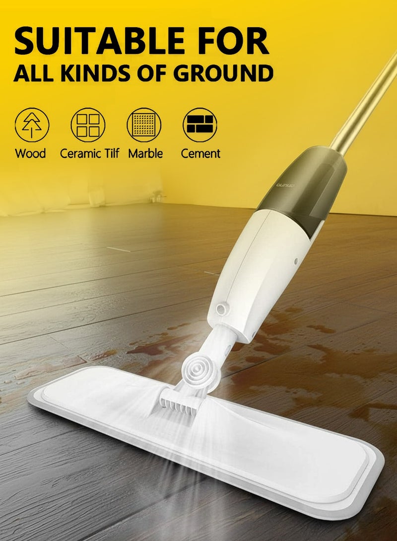 ديرما TB500 ممسحة ببخاخ الماء من ألياف الكربون ومجمع الغبار 360 درجة قابلة للدوران 350 مل ممسحة لإزالة الشمع من الخزان - أبيض - Image 2