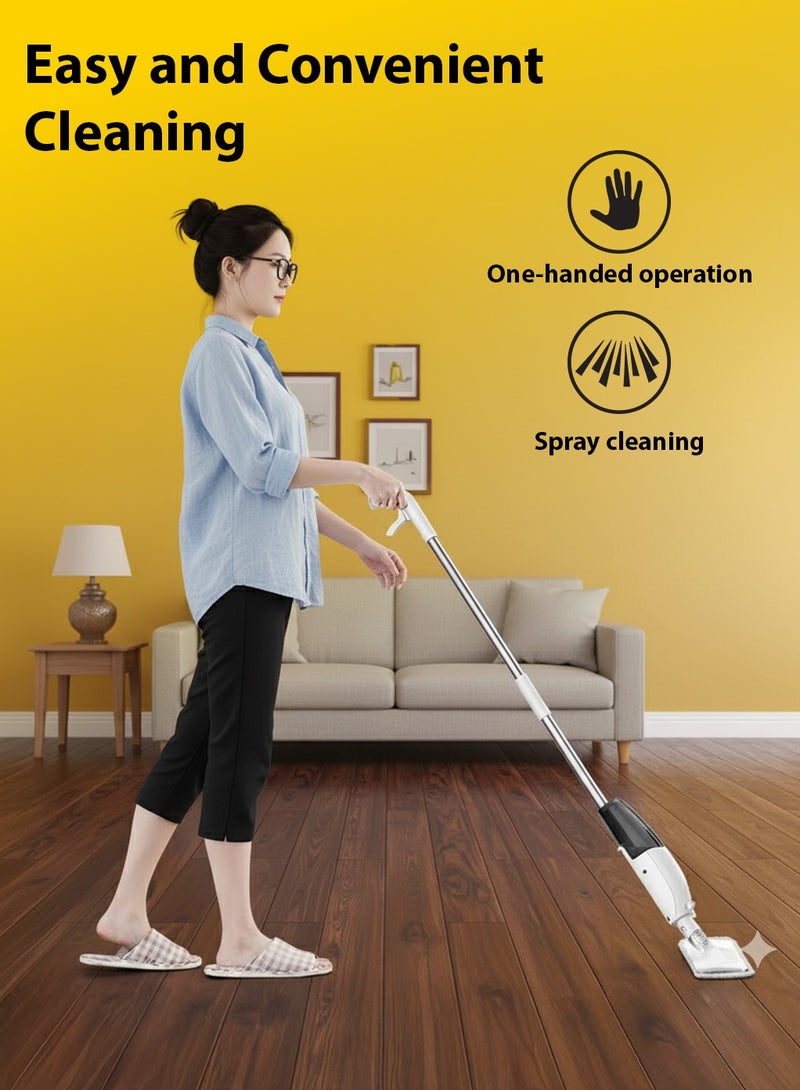 ديرما TB500 ممسحة ببخاخ الماء من ألياف الكربون ومجمع الغبار 360 درجة قابلة للدوران 350 مل ممسحة لإزالة الشمع من الخزان - أبيض - Image 4