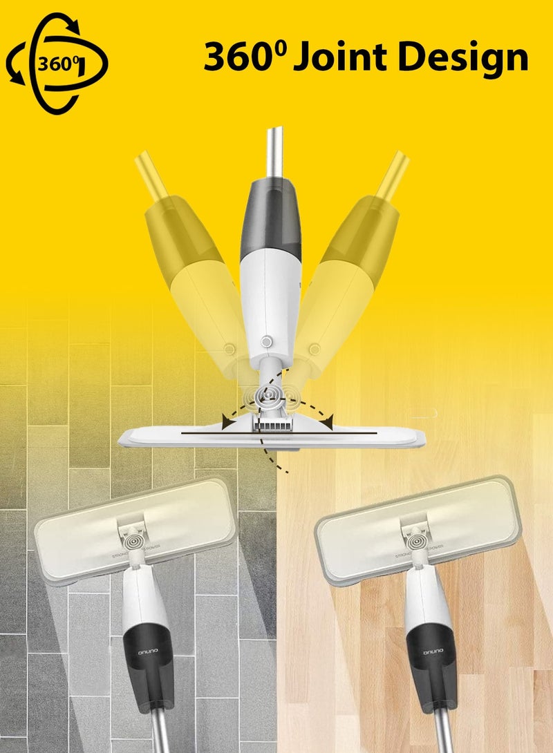 ديرما TB500 ممسحة ببخاخ الماء من ألياف الكربون ومجمع الغبار 360 درجة قابلة للدوران 350 مل ممسحة لإزالة الشمع من الخزان - أبيض - Image 5