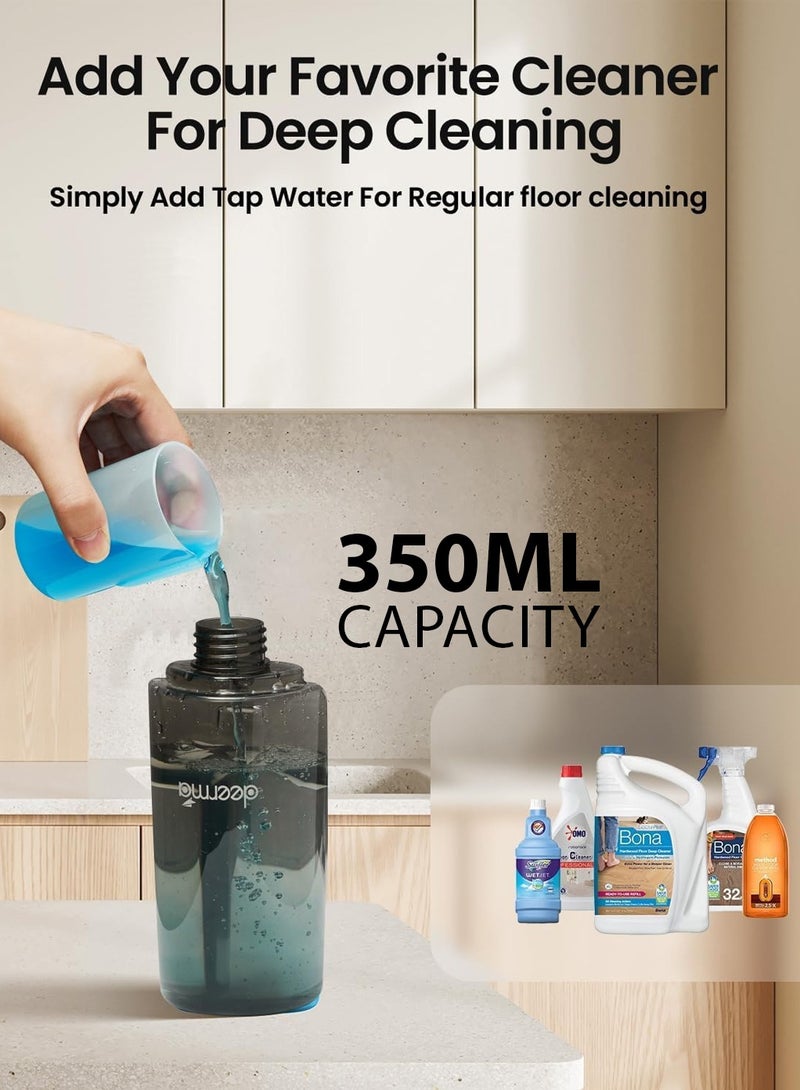 ديرما TB500 ممسحة ببخاخ الماء من ألياف الكربون ومجمع الغبار 360 درجة قابلة للدوران 350 مل ممسحة لإزالة الشمع من الخزان - أبيض - Image 3