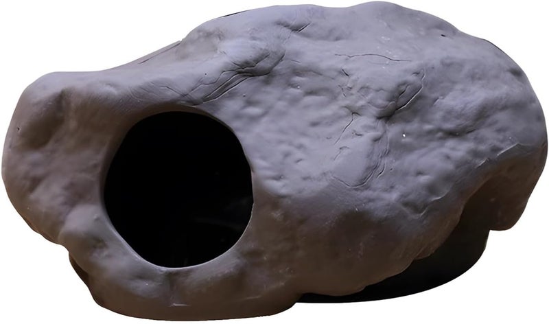 Opening Ceramic Cave Shelter, Sand Fish and Shrimp Safe House, Great Aquarium Decoration for Fish, Shrimp, Cichlid Breeding, and Parrot Spawning - Image 1